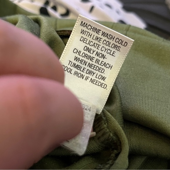 Apt 9 Fairy Grunge Forest Nymph Y2K Vibes Blouse Olive Combo M - Picture 4 of 6